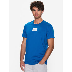 Calvin Klein pánské modré tričko - XL (C3B)